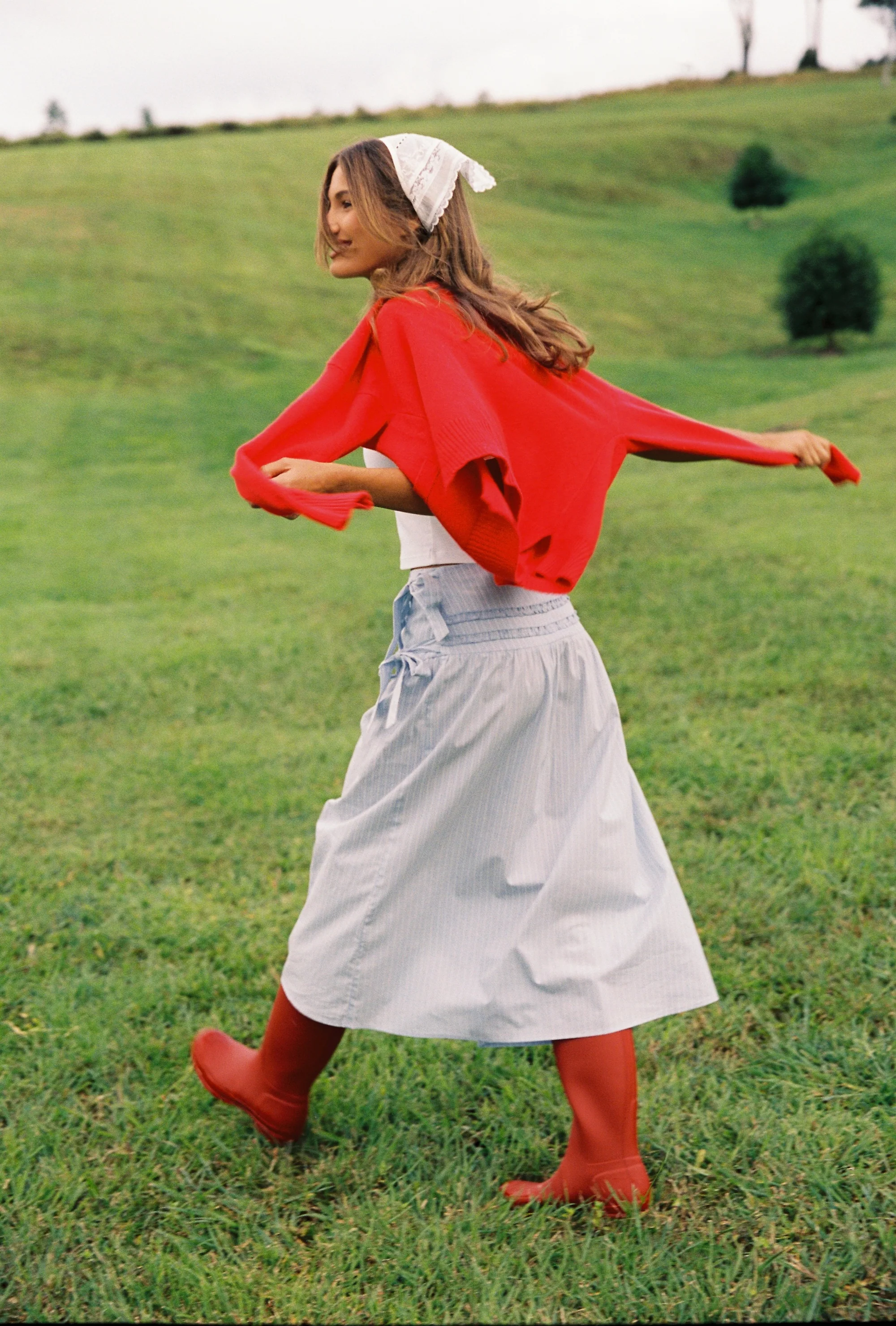 Annika Midi Skirt - Stripe - Image 3