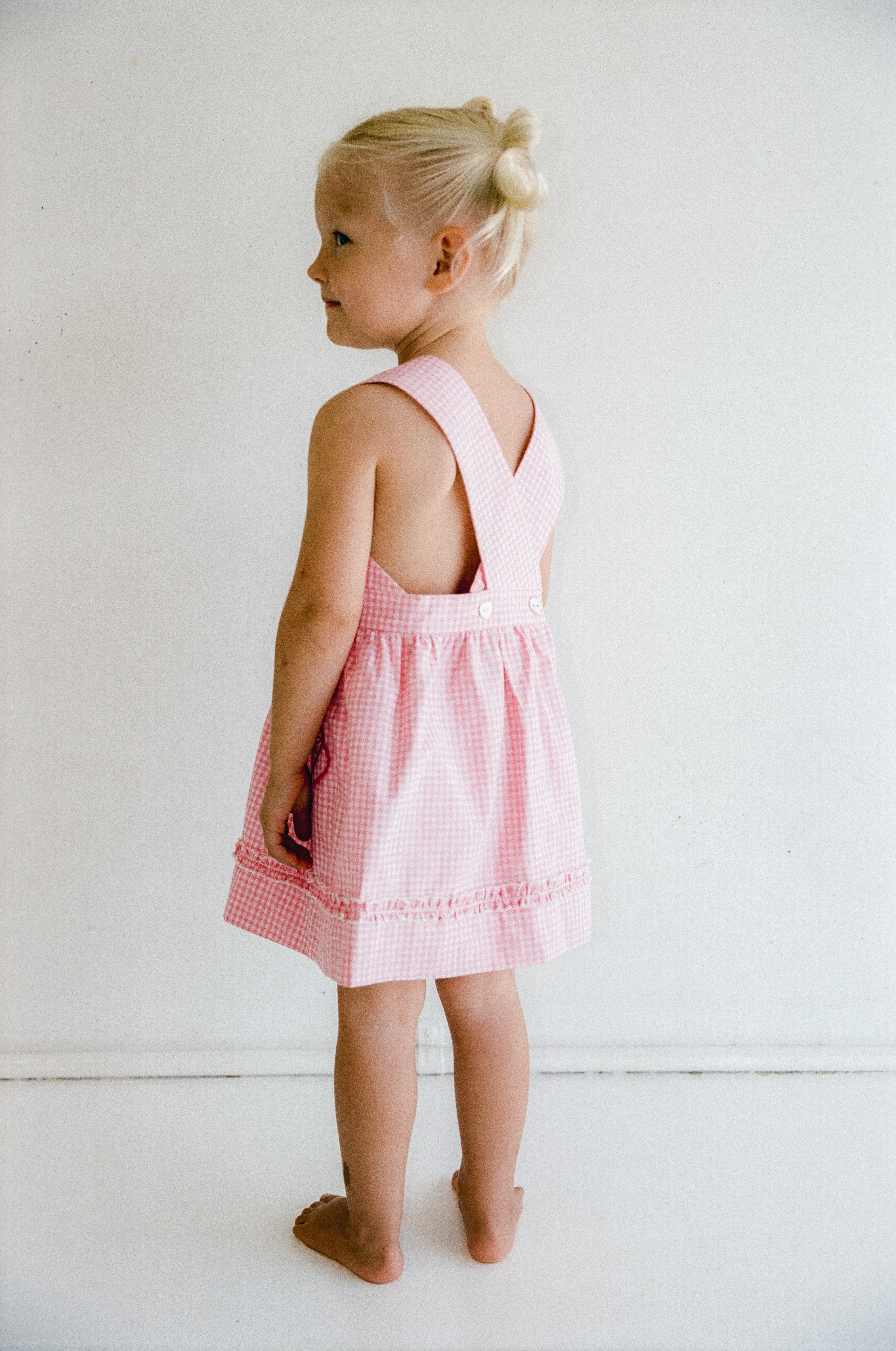 Coco Dress - Strawberry Gingham - Image 4
