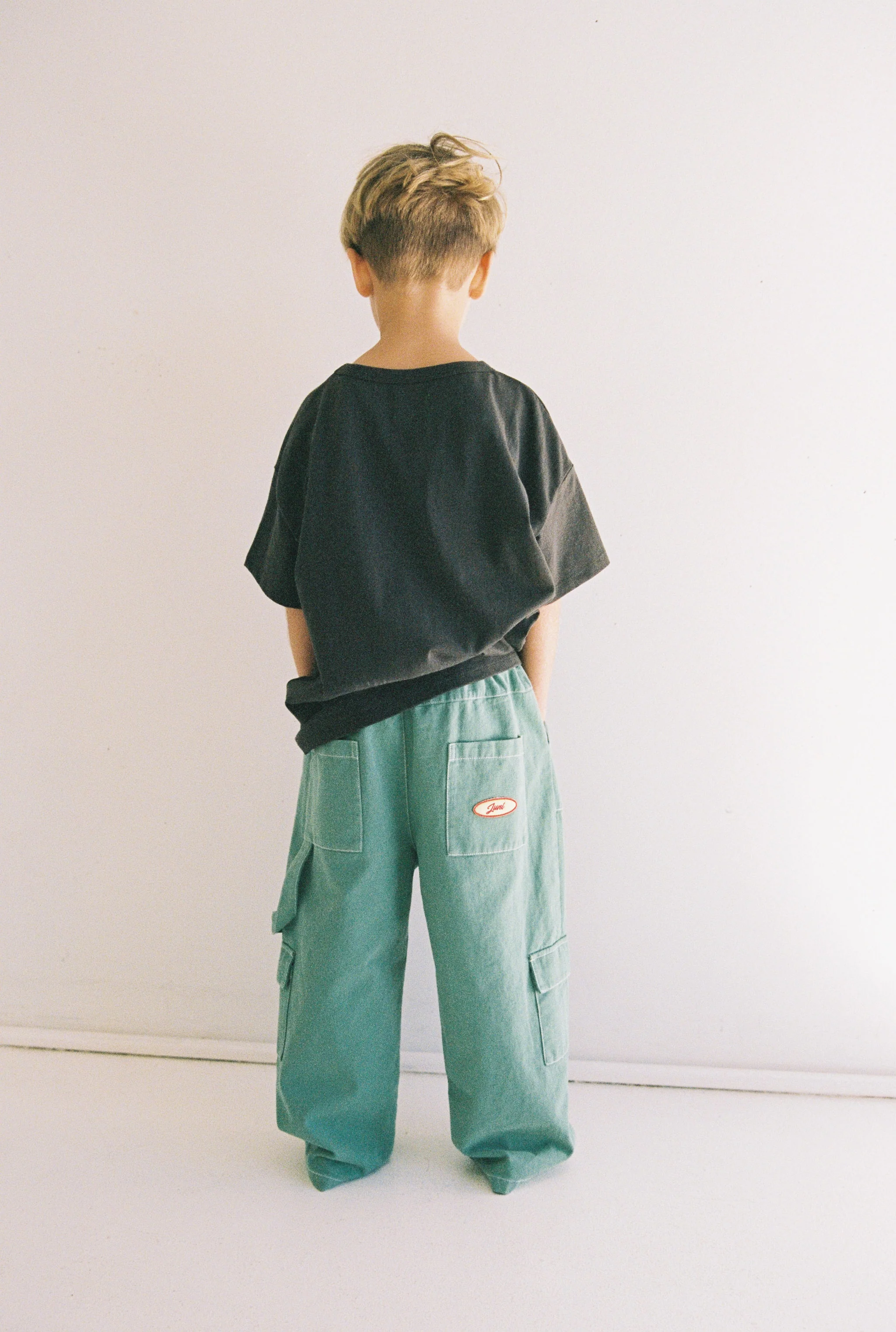 JNR Blossom Tee - Washed Black - Image 5