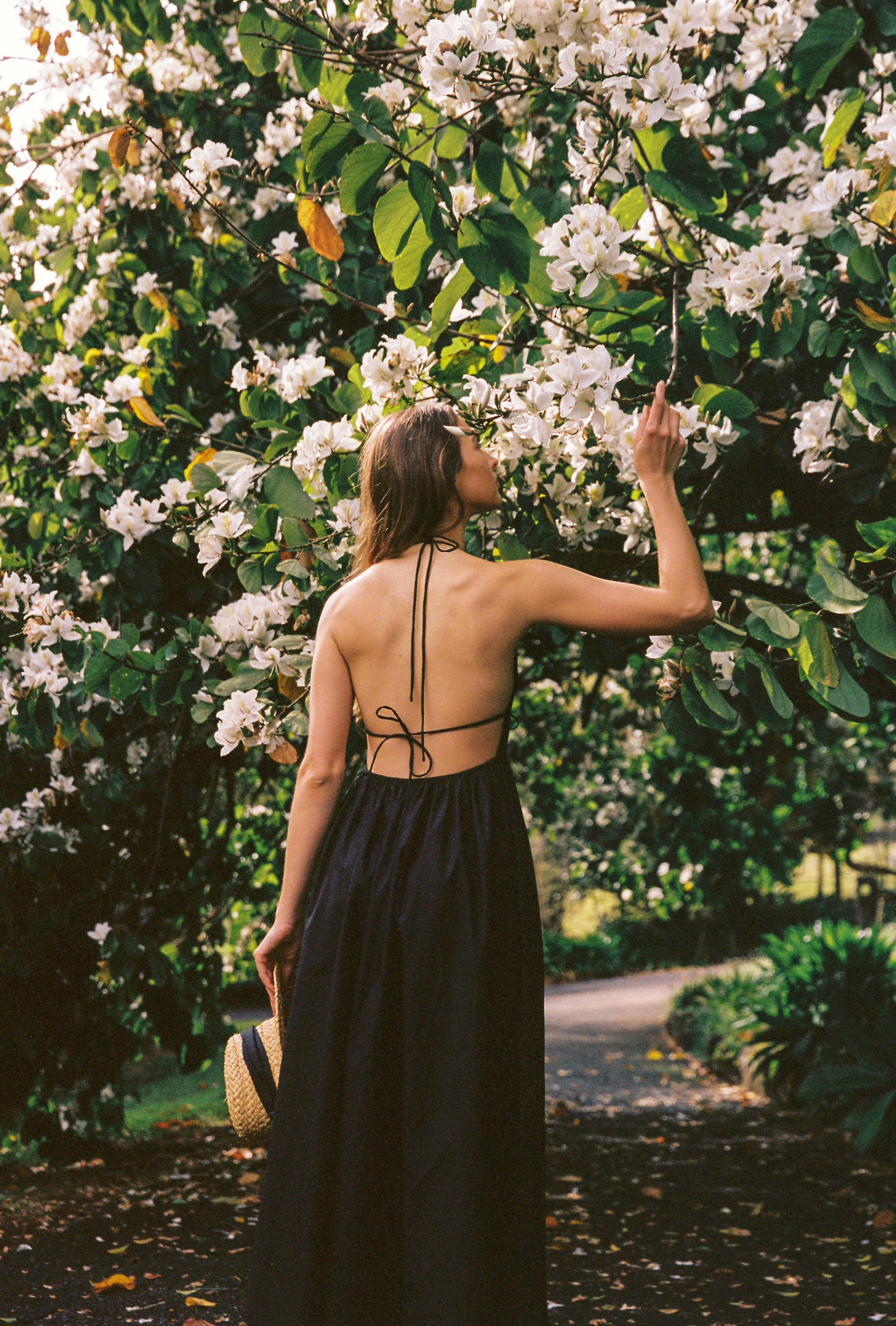 Lily Midi Dress - Black - Image 4