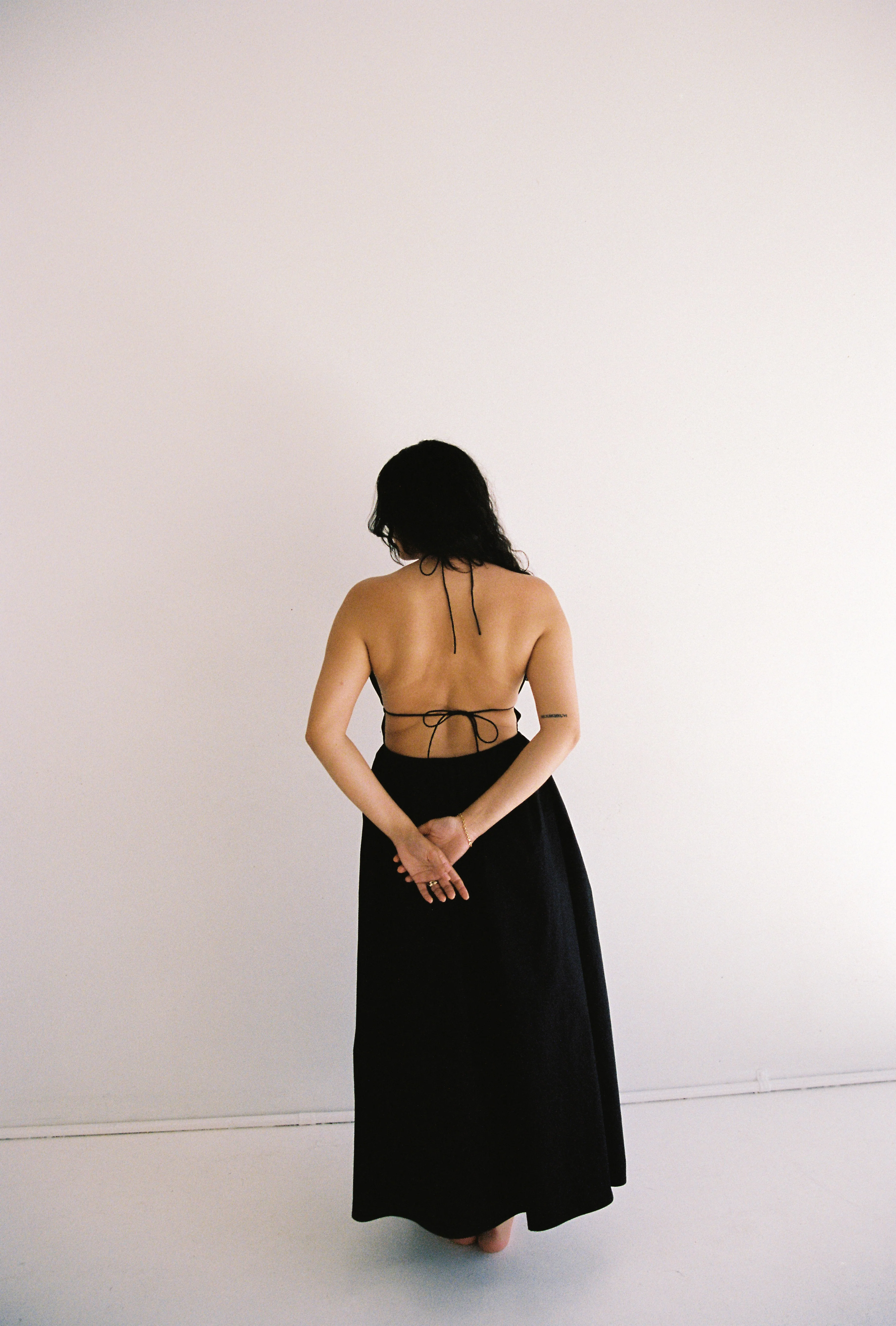 Lily Midi Dress - Black - Image 7
